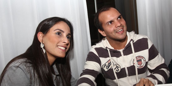 Daniela Rodrigues e Pedro Silva no Lu Wasabi